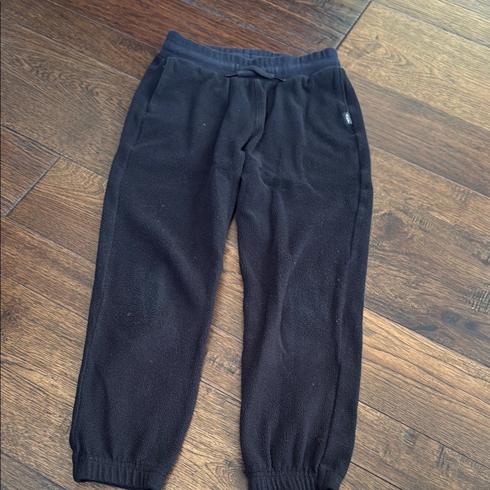 Abercrombie Kids Black Sweatpants with Relaxed Fit and Elastic Waistband
